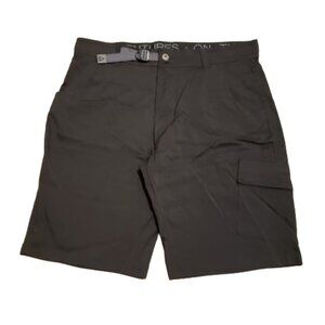 Gerry Cargo Hiking Shorts Men's 34 Black Outdoor Summer Lightweight Breathable